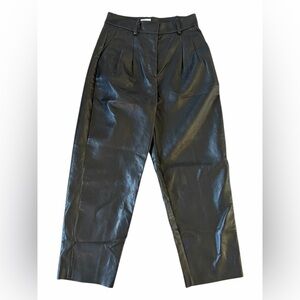 Wilfred Faux Leather Pleated Pants – Size 4 – Aritzia